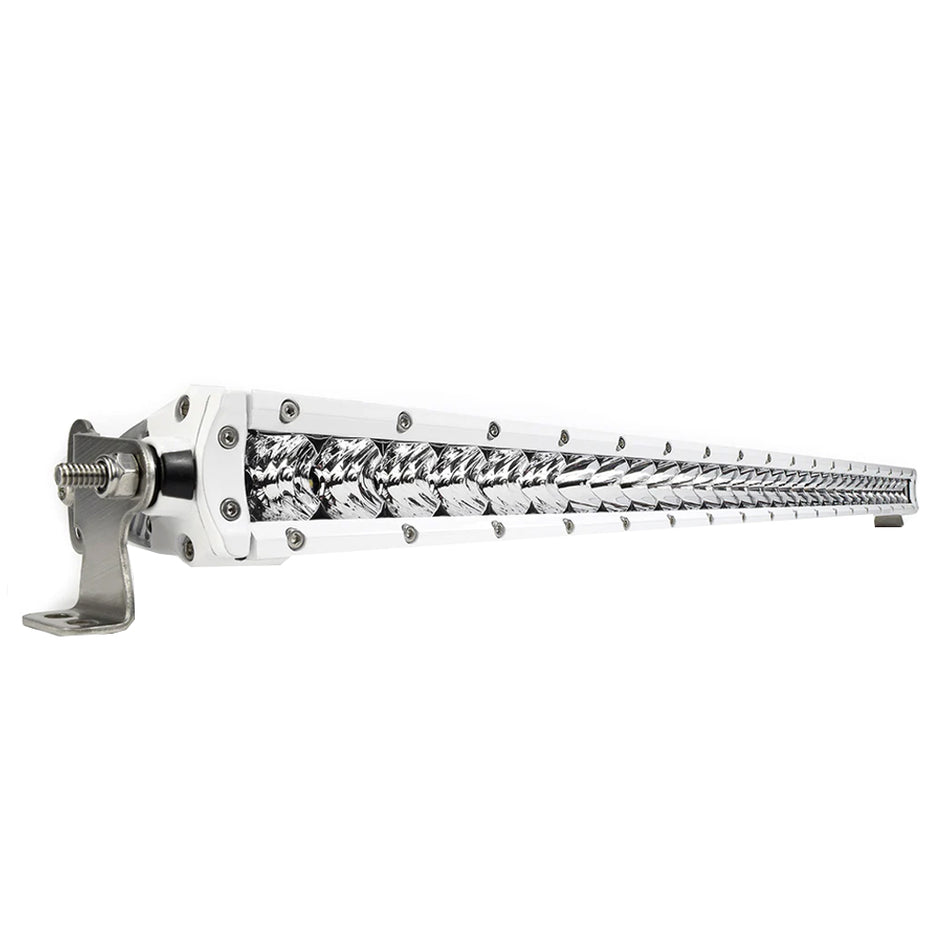 Black Oak LED 30CM-S5OS Pro Series 3.0 Single Row 30" LED Light Bar - Combo Optics - White Housing