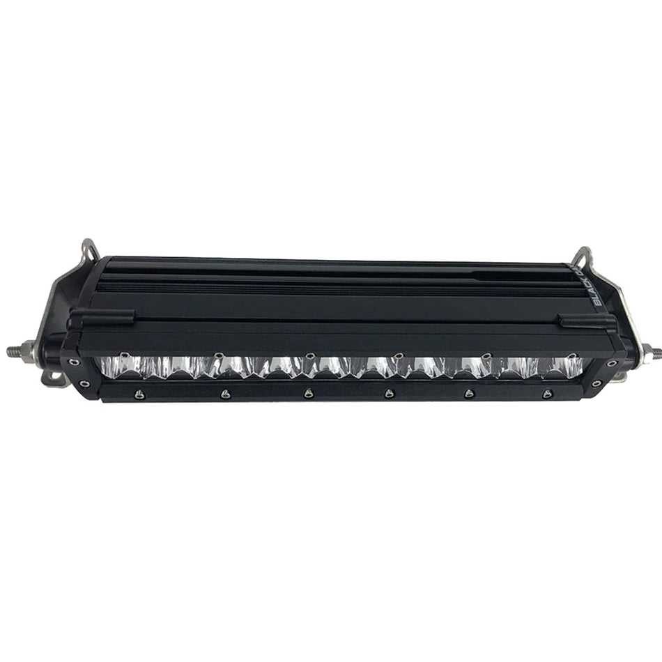 Black Oak LED 10-inch Single Row LED Light Bar - Pro Series 3.0 with Combo Optics and Black Housing
