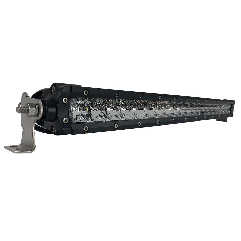 Black Oak 20" Single Row LED Light Bar - Combo Optics - Black Housing - Pro Series 3.0