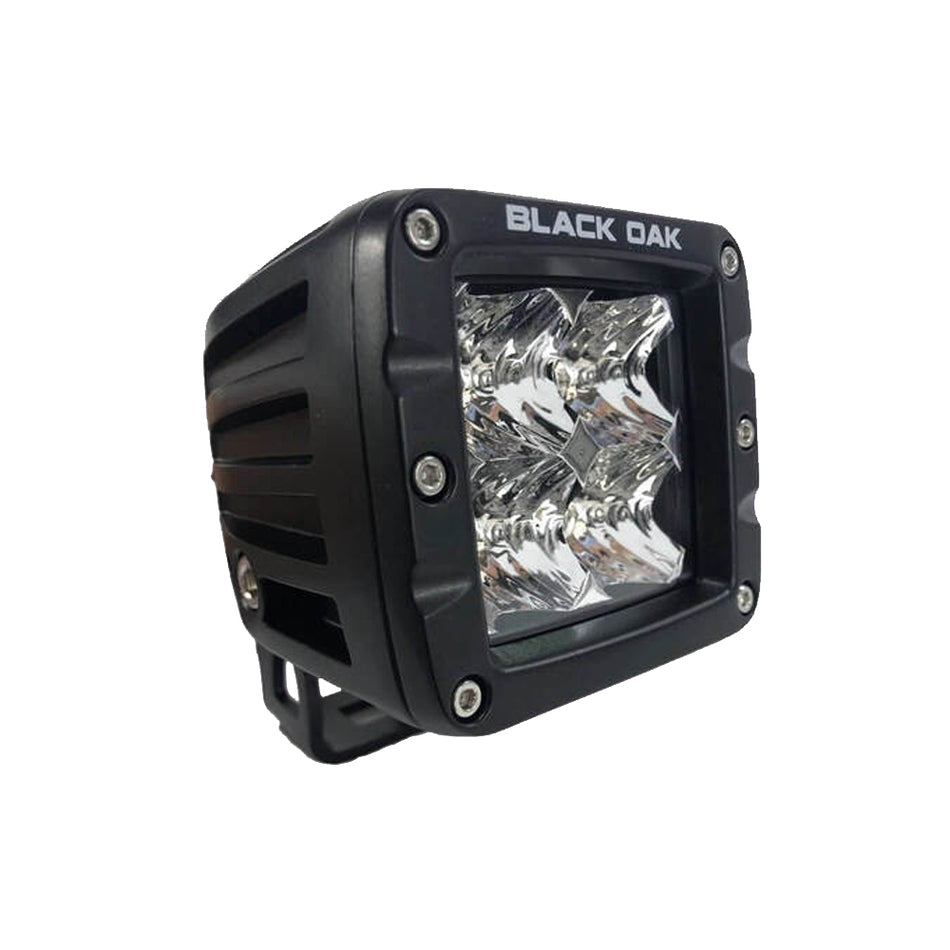 Black Oak LED 2F-POD10CR 2" LED Pod Light - Flood Optics - Pro Series 3.0