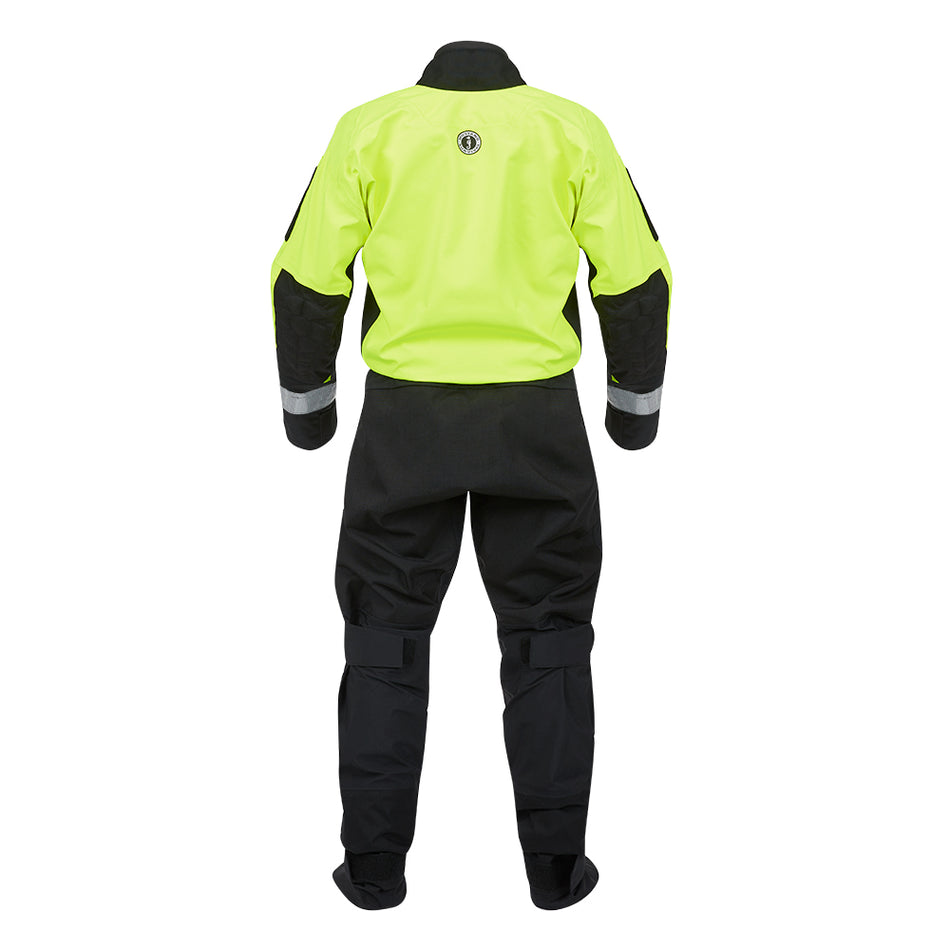 Mustang Sentinel&trade; Series Water Rescue Dry Suit - Fluorescent Yellow Green-Black - XL Long