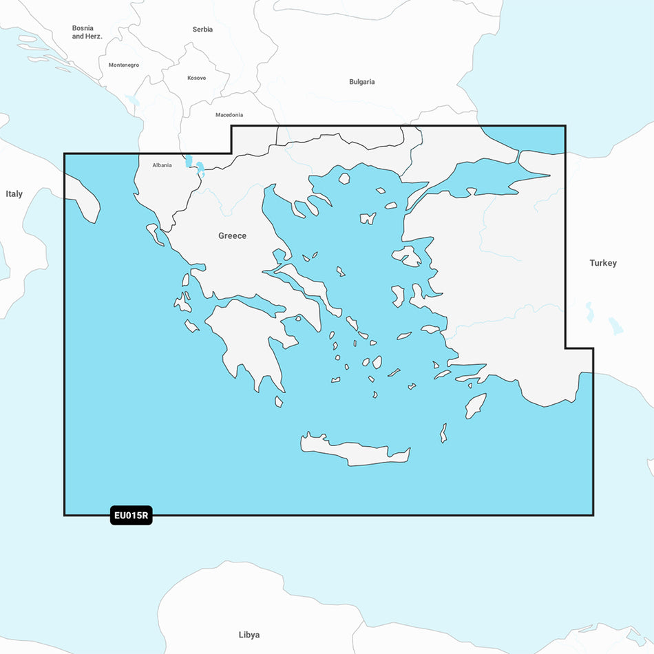 Garmin Navionics+ NSEU015R Marine Chart for Aegean Sea & Sea of Marmara