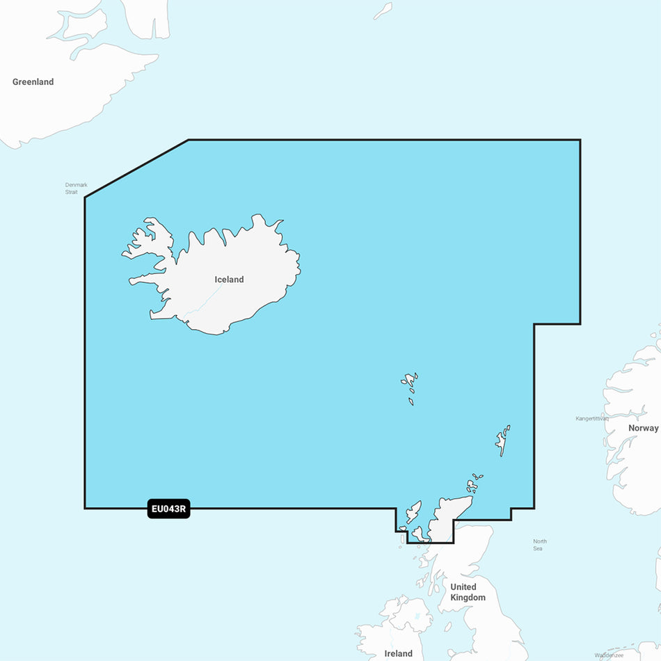 Garmin Navionics+ NSEU043R - Iceland to Turkey Marine Chart