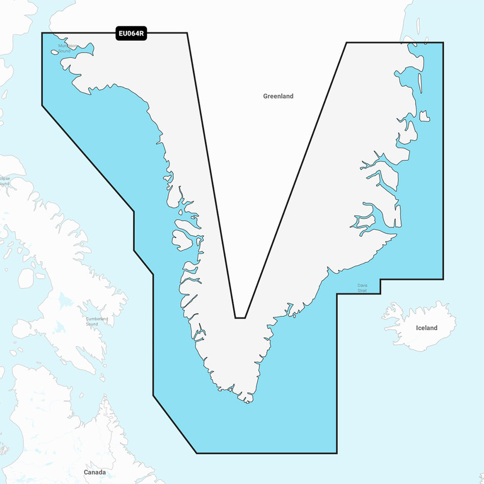 Garmin Navionics+ NSEU064R - Greenland Marine Chart for Enhanced Navigation