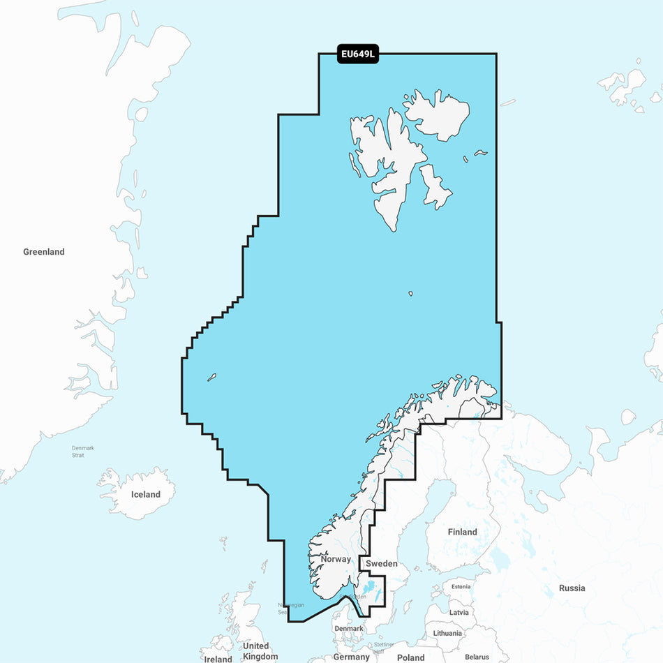 Garmin Navionics+ NSEU649L - Norway Marine Chart for Enhanced Navigation