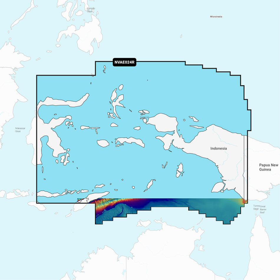Garmin Navionics Vision+ NVAE024R - Central West Papua & East Sulawesi Marine Chart