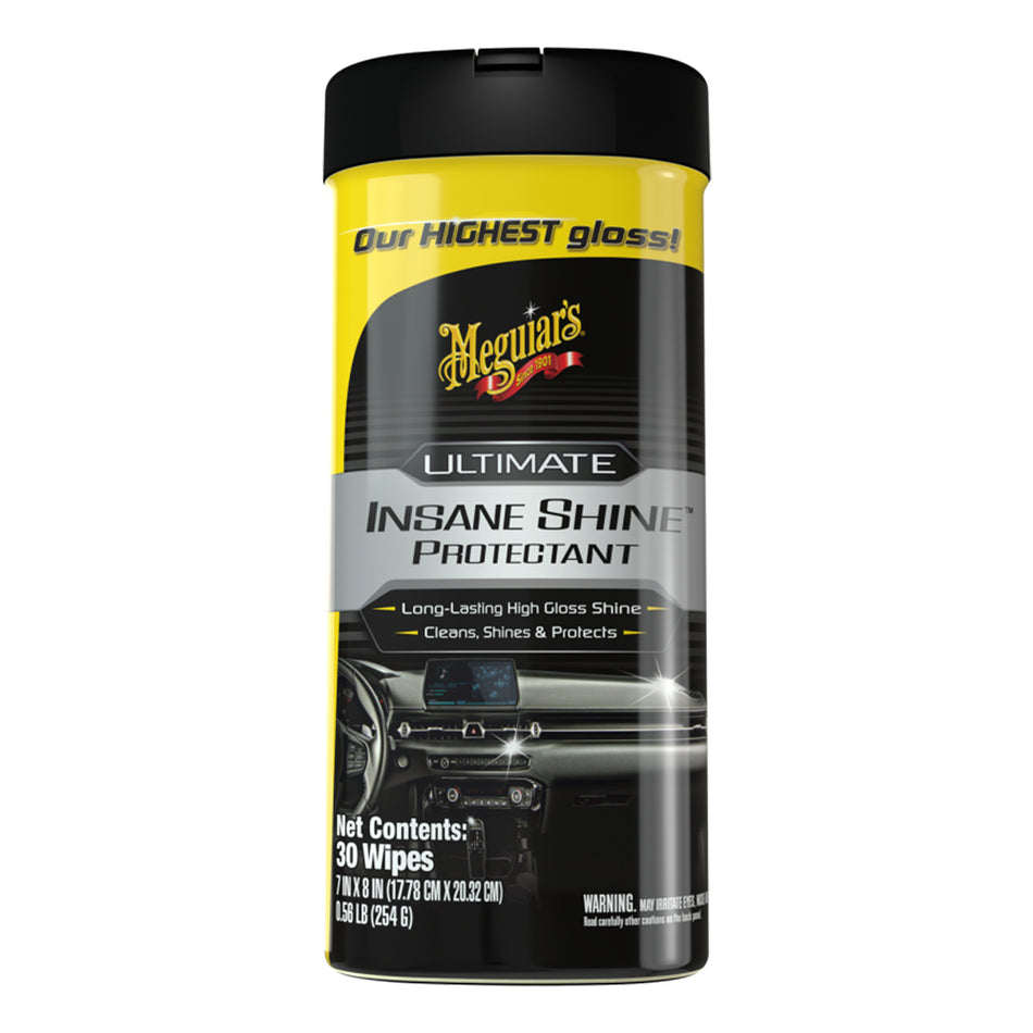 Meguiar's Ultimate Insane Shine Protectant Wipes - 30 Count