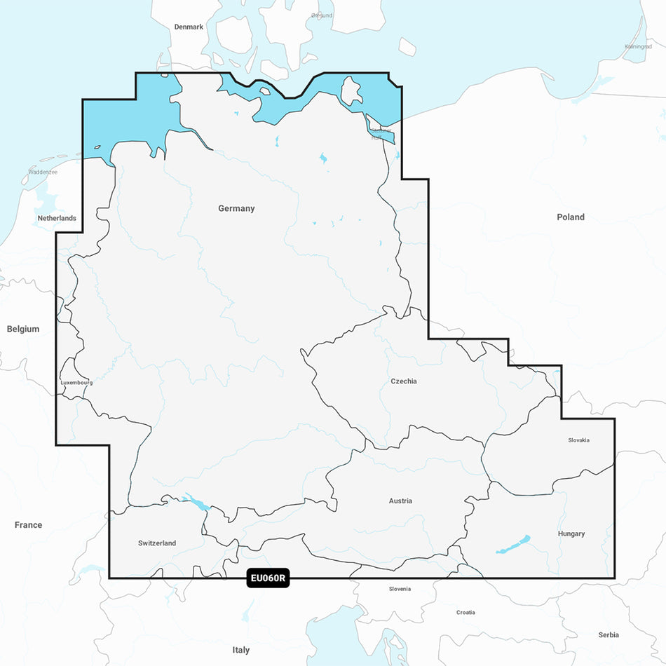 Garmin Navionics Vision+ NVEU060R - Germany, Lakes & Rivers Marine Chart