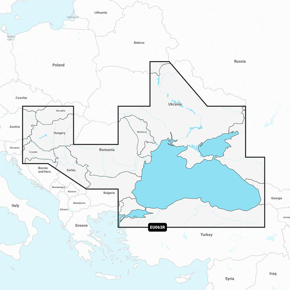 Garmin Navionics Vision+ NVEU063R - Black Sea & Azov Sea Marine Chart