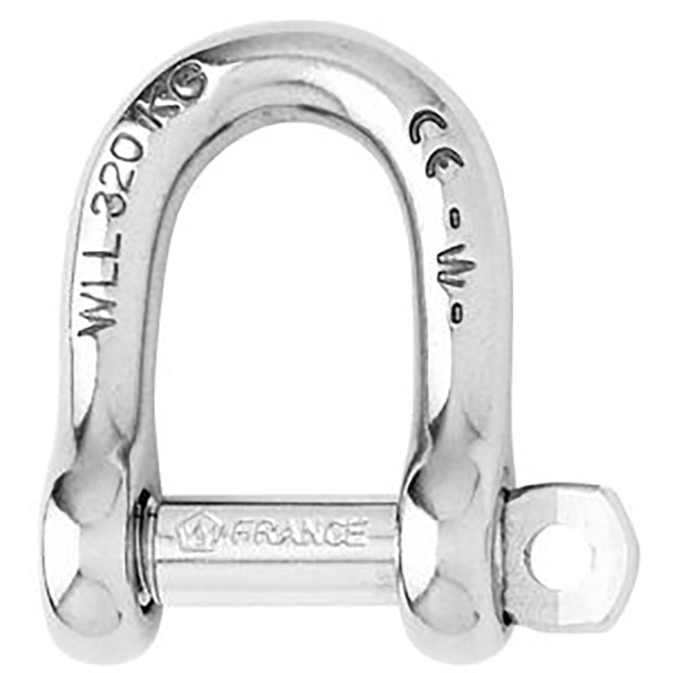 Wichard Marine Not Self-Locking D Shackle - 14mm Diameter - Part #1207