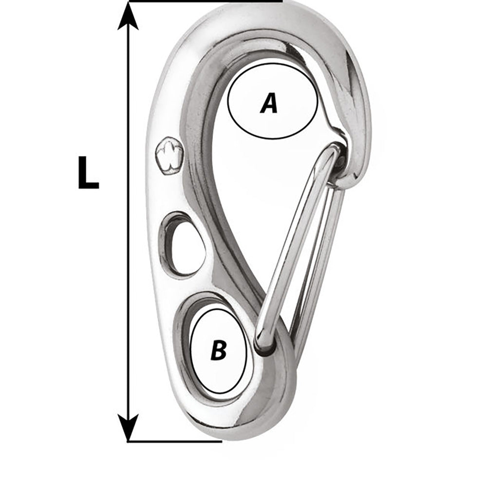 Wichard Marine HR Safety Snap Hook - 2382 - 100mm Length - 3-15/16"