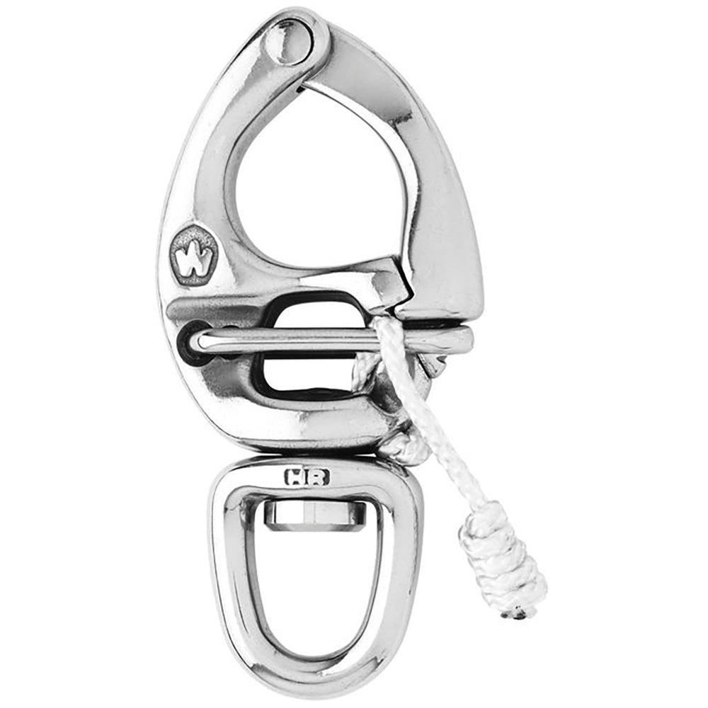 Wichard Marine 2676 HR Quick Release Snap Shackle with Swivel Eye - 4-21/64 Inches