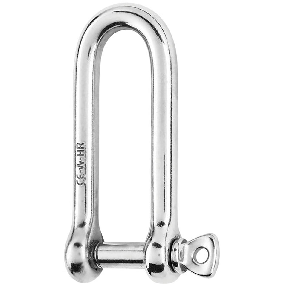 Wichard Marine HR Long D Shackle - 10mm Diameter - Part 11215