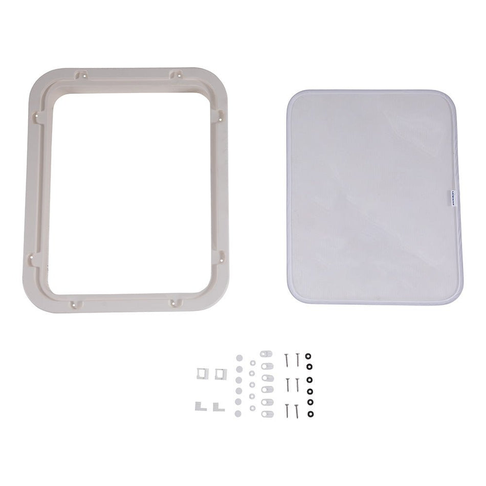 Lewmar White Trim Ring &amp; Screen Kit