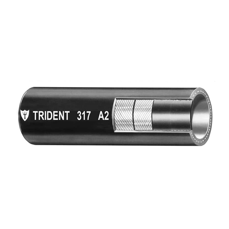 Trident Marine 5/8" x 50' Boxed Type A2 Fuel & Vent Line Hose - Black - 317-0586