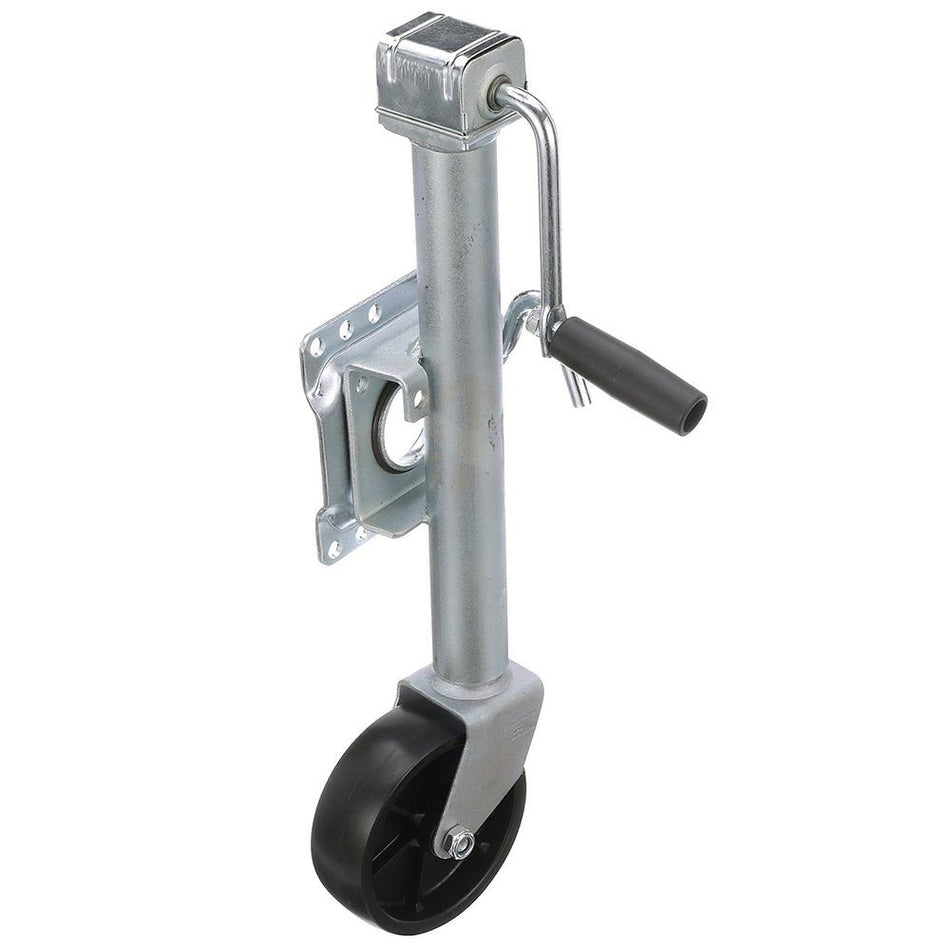 Attwood Fold-Up Trailer Jack - 1000 lb Capacity - Single Wheel - 11127-4