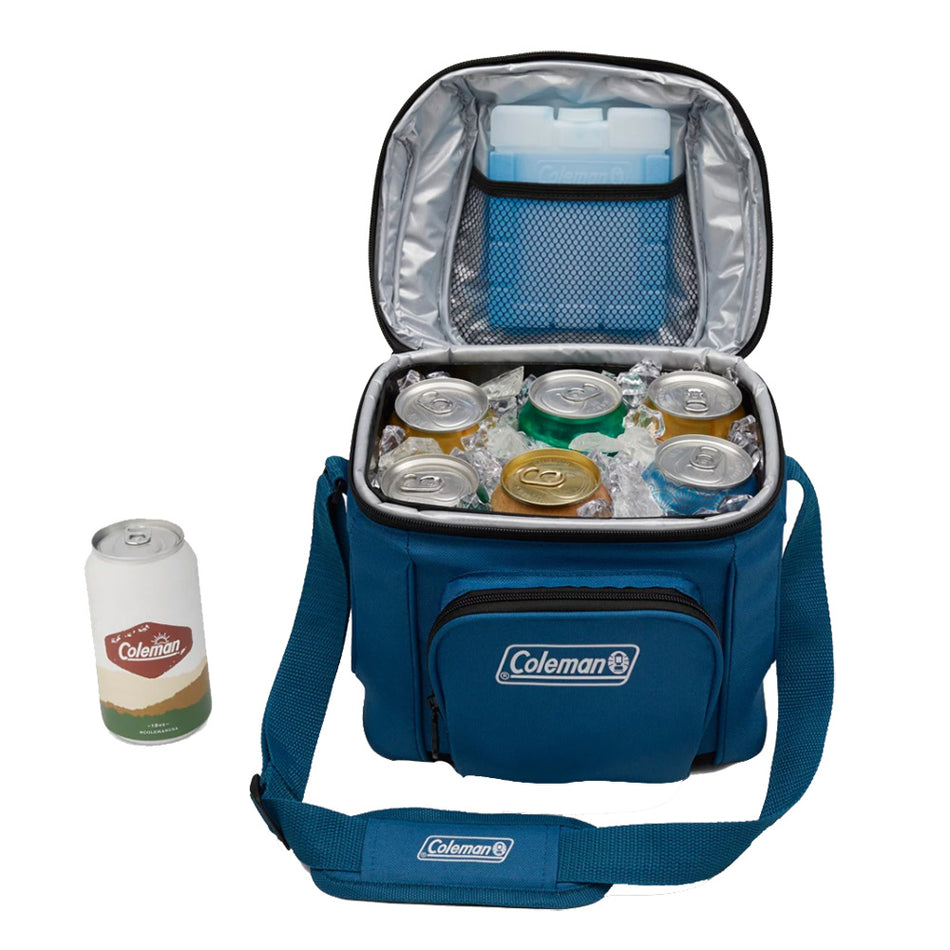 Coleman CHILLER* 9-Can Soft-Sided Portable Cooler - Deep Ocean