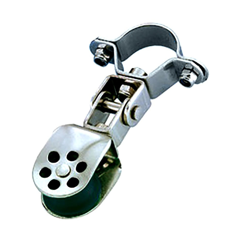 Wichard Stainless Steel Single Block - 25mm Sheave Diameter f/25mm Stanchion Pivoting - 30125W