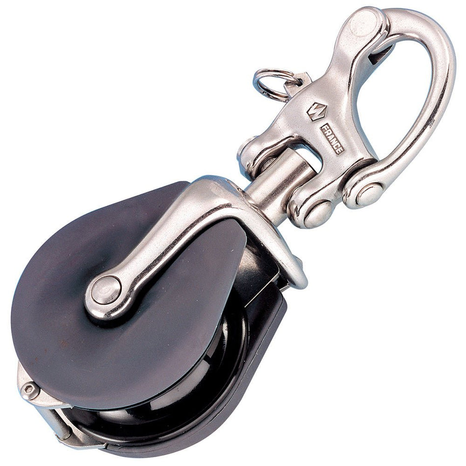 Wichard Snatch Block w/Snap Shackle - Max Rope Size 18mm (23/32") - 35500W