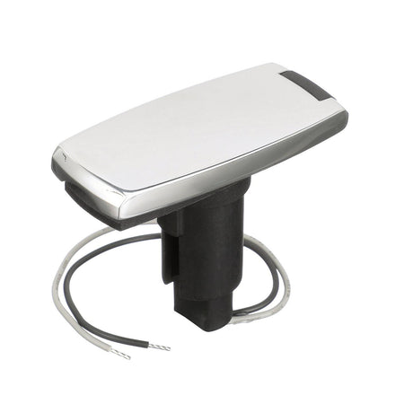 Attwood 910T Series Rectangle Base 2-Pin Over Mold 306 Stainless Steel Black Cover