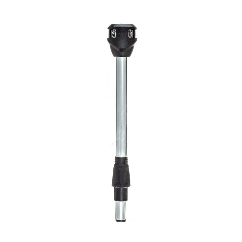 Attwood LightArmor Bi-Color 10in Straight Locking Collar Pole 3-Pin LED with Task Light