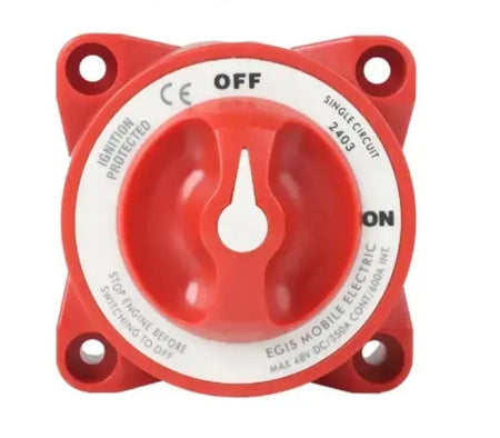 EGIS 2403 e-Series 350A  Battery Switch Off/On