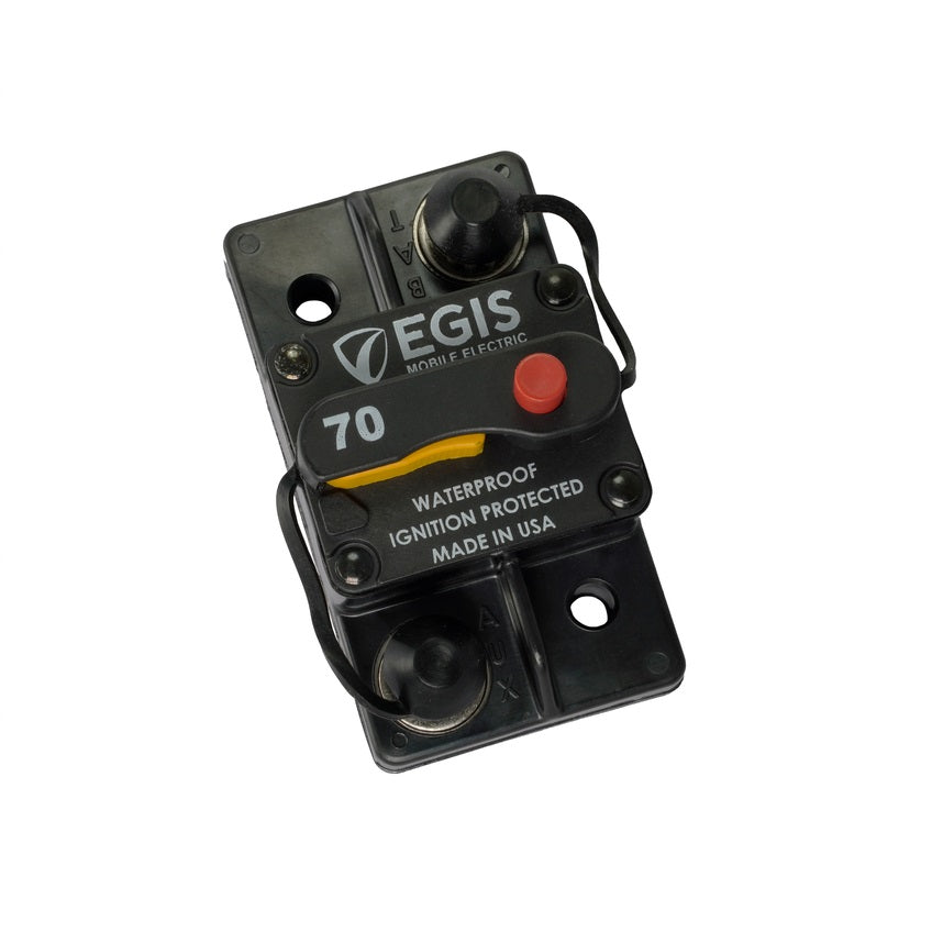 Egis Mobile Electronics 285-Series 70 Amp Circuit Breaker Surface Mount - Part 4703-070