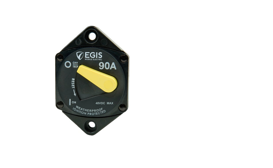 Egis Mobile Electronics 4707-090 90 Amp Circuit Breaker Panel Mount