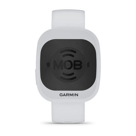 Garmin MOB Tag with White Quick Release Band - Wireless Personal Safety Device