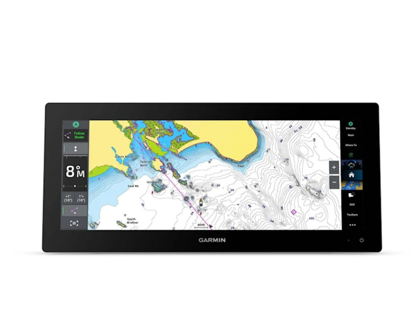 Garmin GPSMAP 1543XSV 15-inch Ultrawide Combo Chartplotter with US and Canada Maps and Built-in Sonar