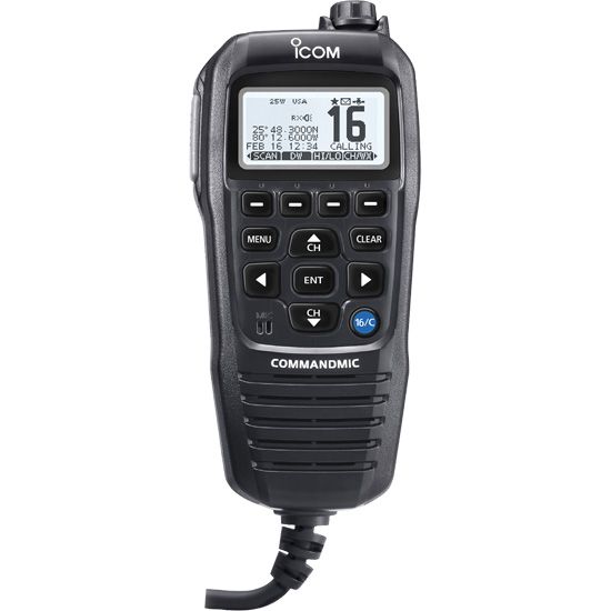 Icom Hm195gb Command Mic Iv Black Second Station