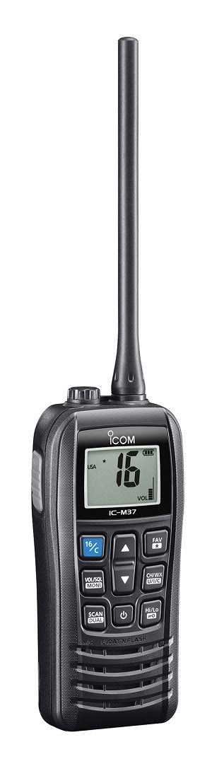 Icom M37 Hand Held Vhf 6 Watt Floating