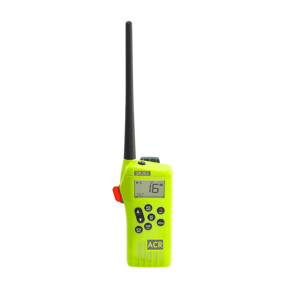 Acr 2827 Multi Channel Gmdss Waterproof Hand Held Vhf Sr203