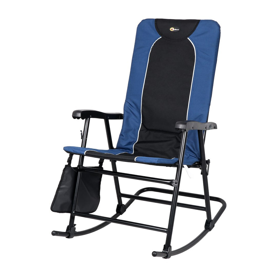 DAKOTA FLDG RKG CHAIR BLU/BLK