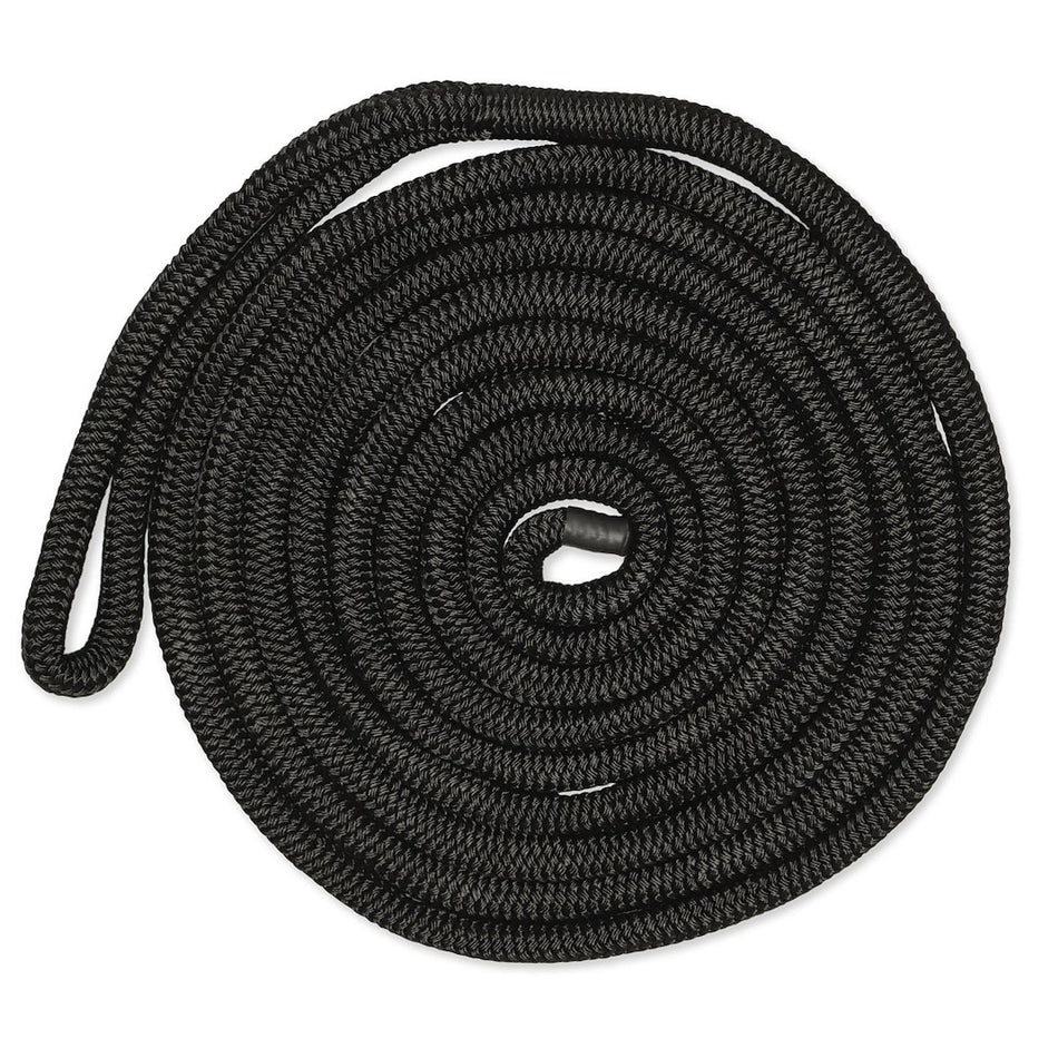 1/2IN-15FT Dblbrd Cmp Dockline Blk - CDL1215BK