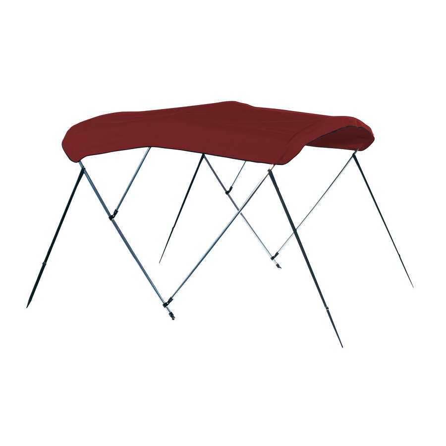CARVER 4 Bow Pontoon Top with Boot - Part Number SQ4893UB08