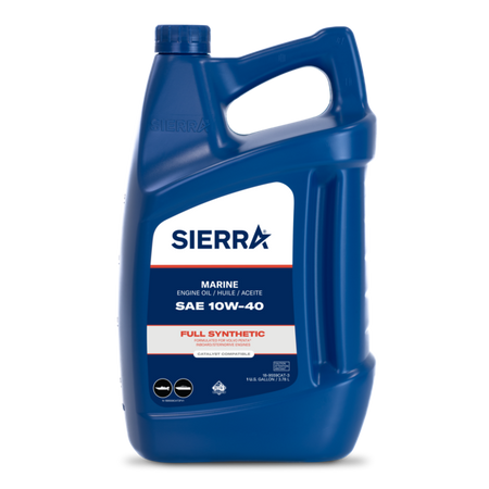 SierraMarin 10W-40 Full Synthetic Motor Oil - Gallon Container