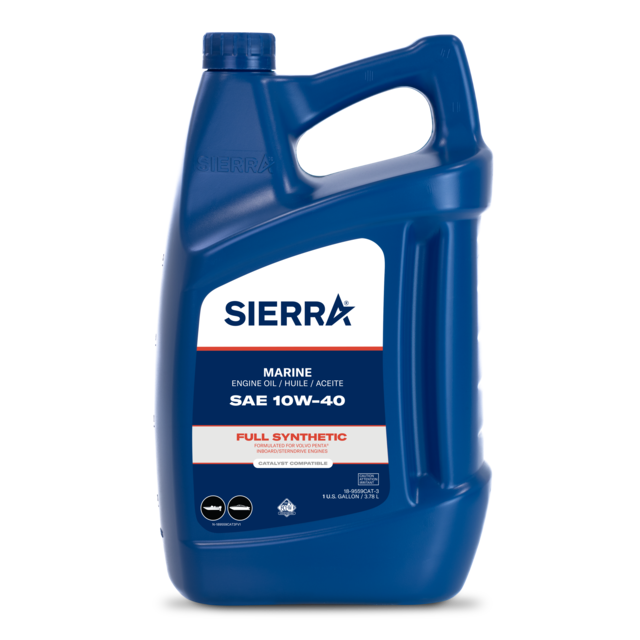 SierraMarin 10W-40 Full Synthetic Motor Oil - Gallon Container