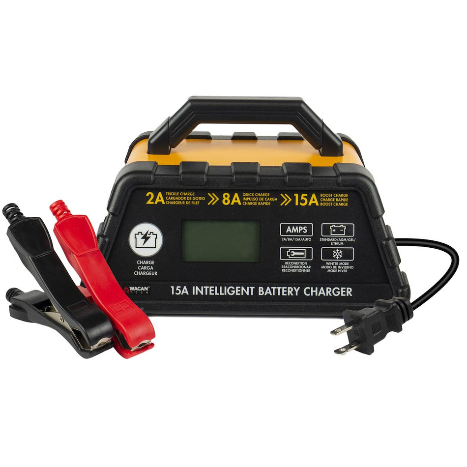 15A INTELLIGENT BATTERY CHARGER