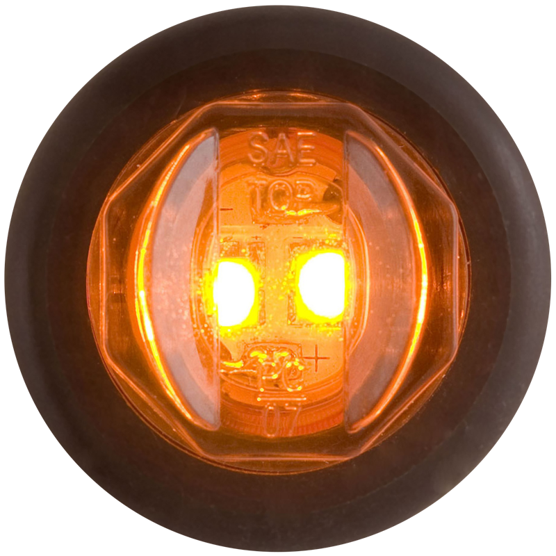 LED Uni-light W/grommet;amber - MCL11AKB