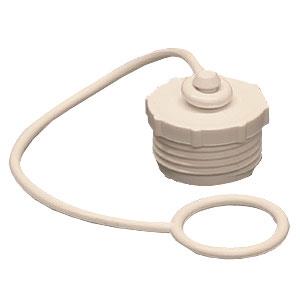 Plug & Strap 3/4' Wht Bulk - 27838