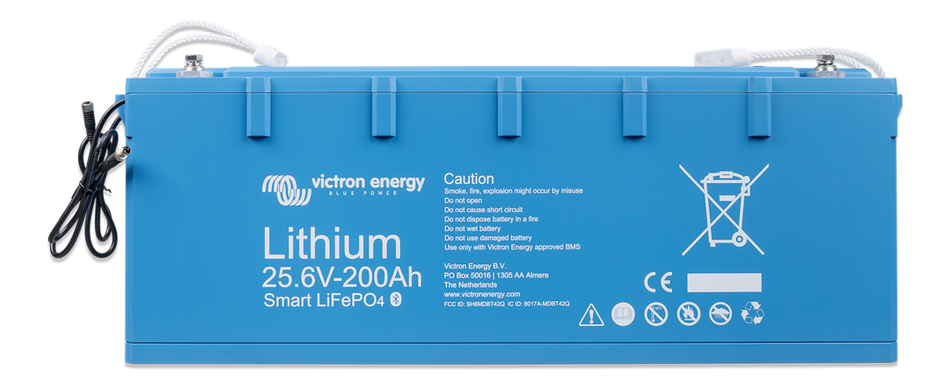 Victron Energy BAT5241206 25.6V 200Ah Smart Lithium Iron Phosphate Battery