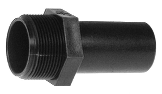 1 1/8' H X 1' MP Straight Sani Fitt - 188001120