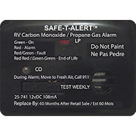 MTI Industry Mini LP/CO Alarm - Part No. 25741BL in Black