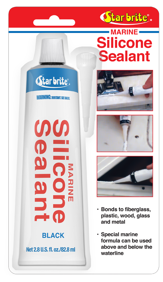 Silicone Sealant 2.8OZ Blk - CA - 82103