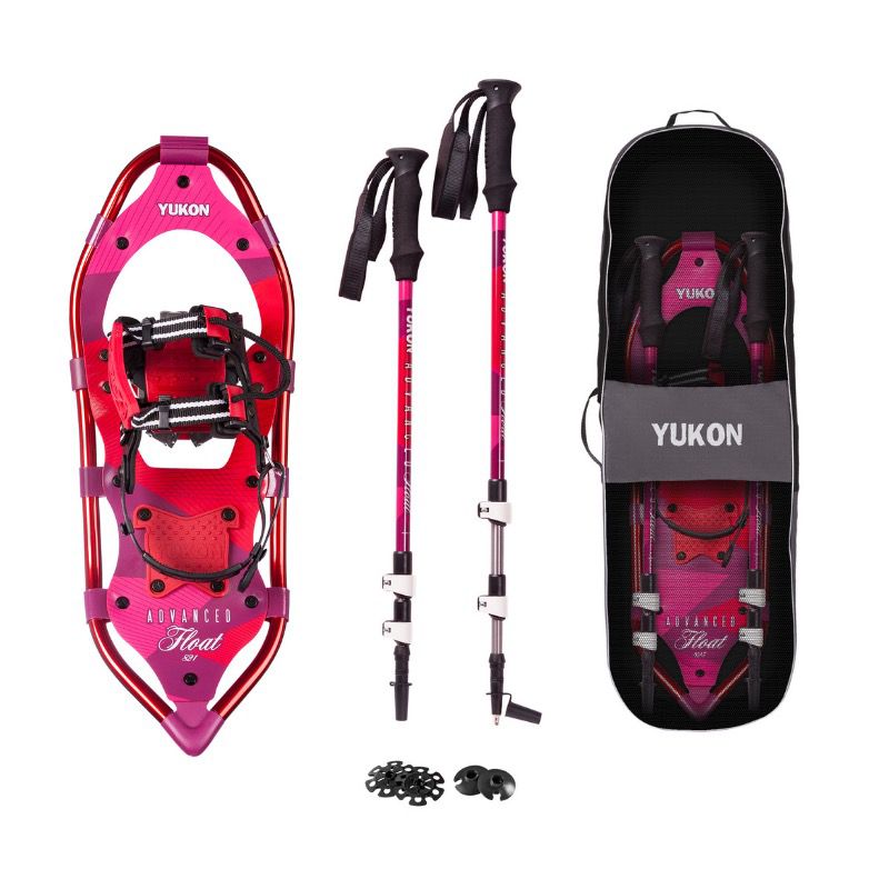 YUKON CHARLIES SNOWSHOE KIT 21' PNK