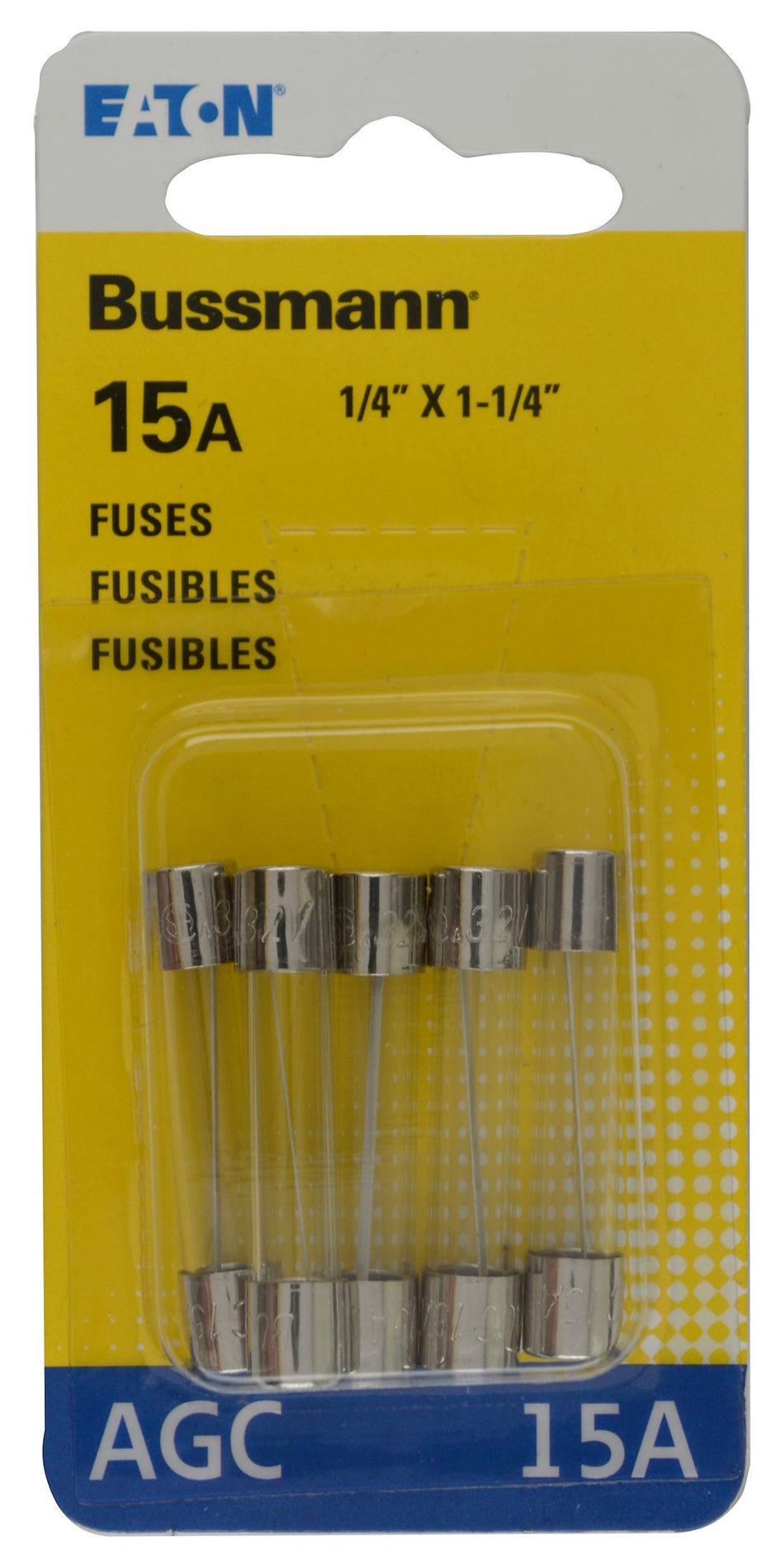 5PK BP/AGC15 FUSES