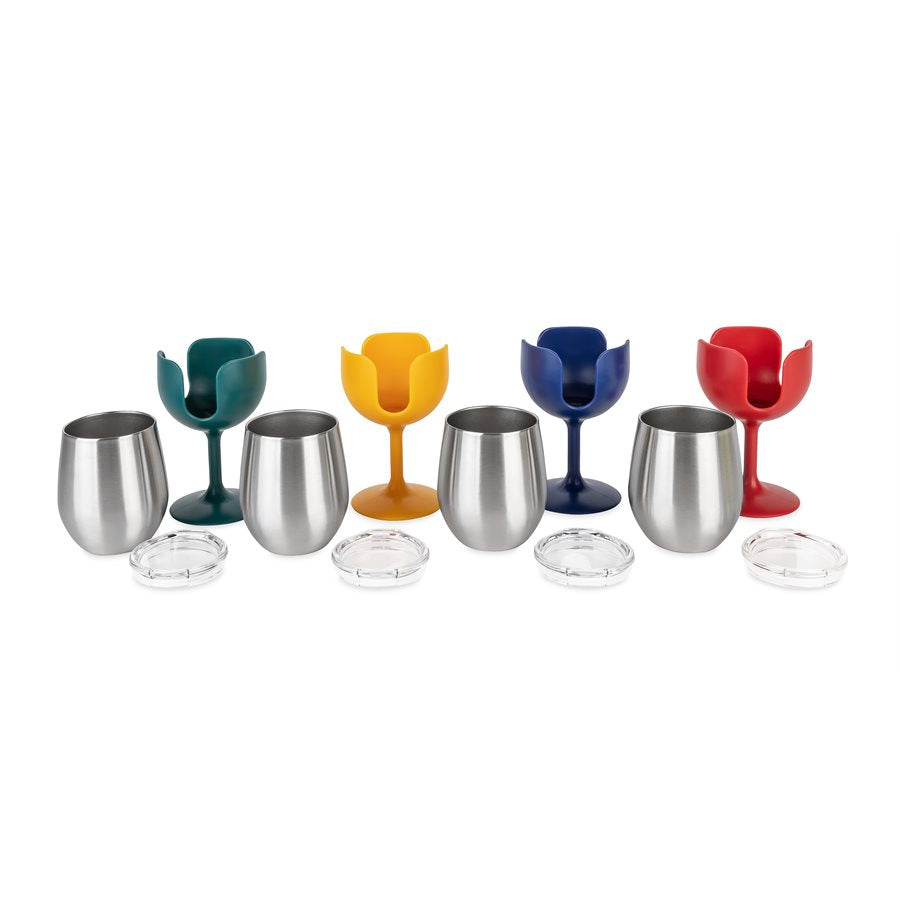 LIBATC  WINE TUMBLER 4-PACK  8OZ. (