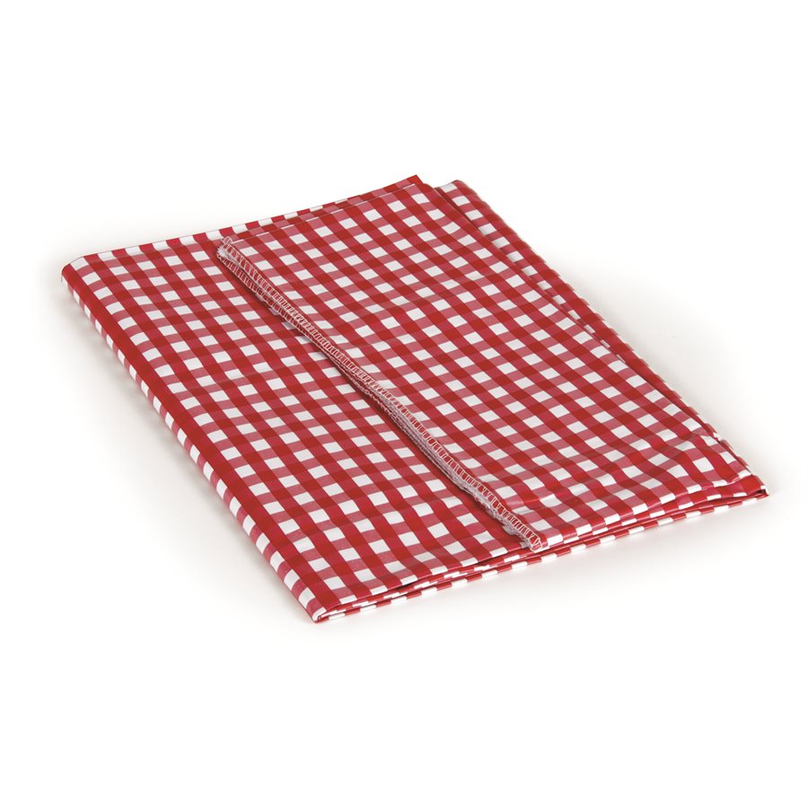 TABLECLOTH RED/WHT 52X84