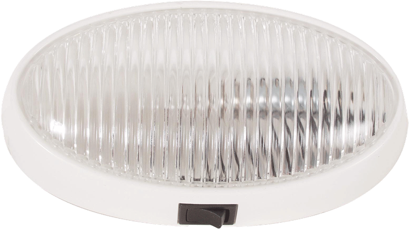 Porch Light OV W/switch Clear - RVPL7CP